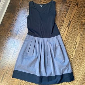 NWOT DKNY Fit & Flare Tank Color Block Dress, M